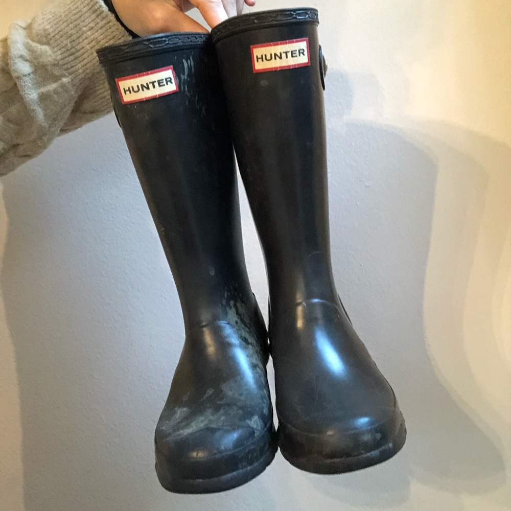 Hunter girls boots!